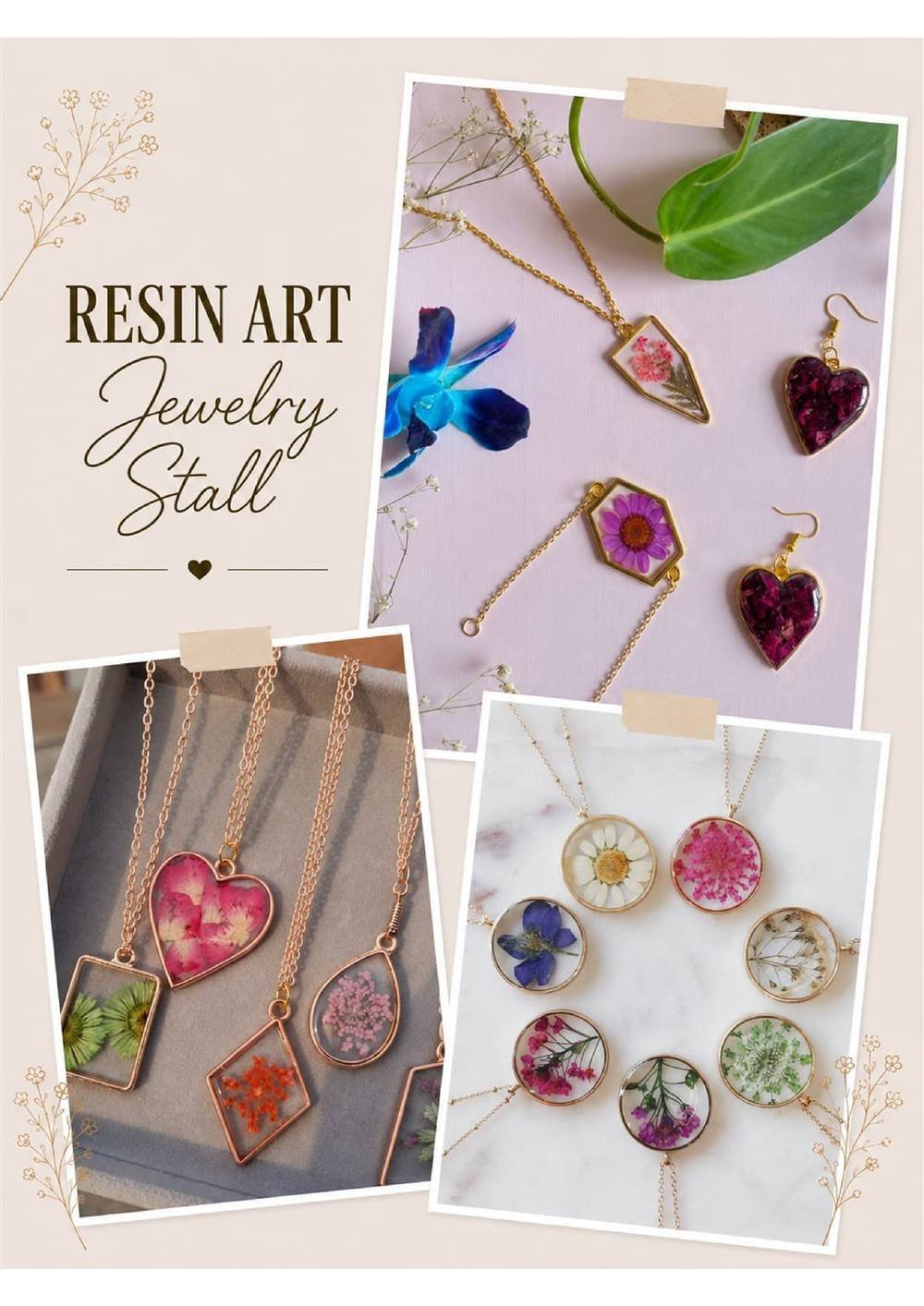 Resin Art Jewelry Live Carnival Stall — Carnival Artist wedding stall by Rajasthan Event Management